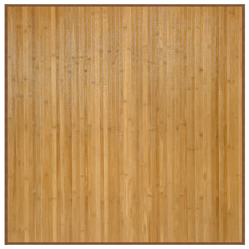 Load image into Gallery viewer, Vidaxl vloerkleed vierkant 100x100 cm bamboe naturel
