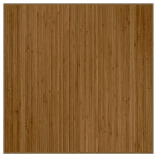 Vidaxl vloerkleed vierkant 100x100 cm bamboe bruin