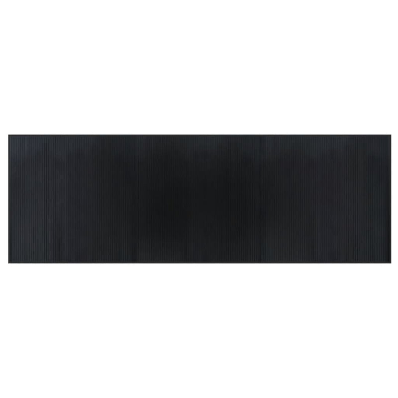 Load image into Gallery viewer, Vidaxl vloerkleed rechthoekig 100x300 cm bamboe zwart
