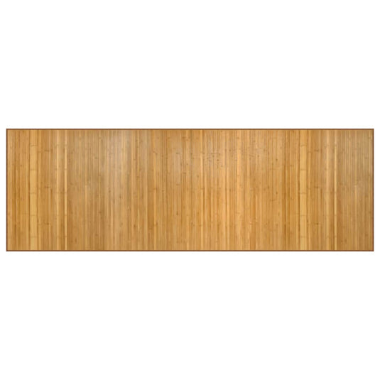 Vidaxl vloerkleed rechthoekig 100x300 cm bamboe naturel