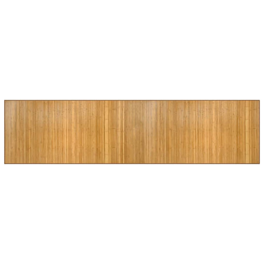 Vidaxl vloerkleed rechthoekig 100x400 cm bamboe naturel