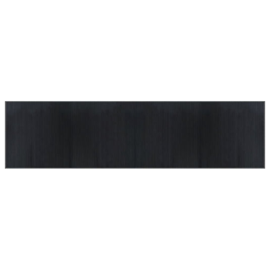 Vidaxl vloerkleed rechthoekig 100x400 cm bamboe grijs