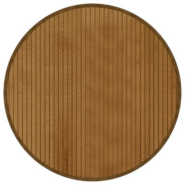 Vidaxl vloerkleed rond 60 cm bamboe bruin