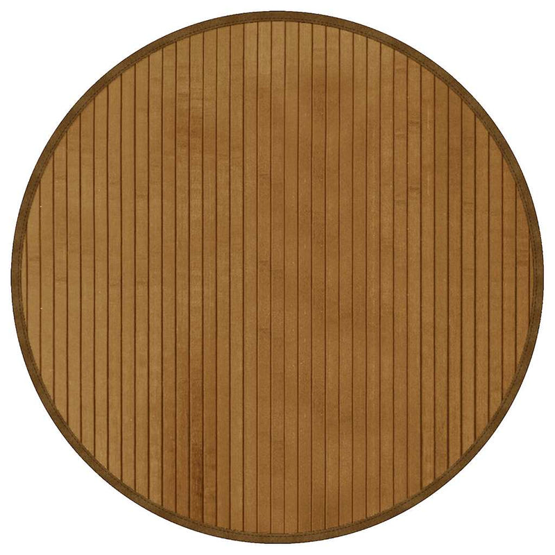 Chargez l'image dans la visionneuse de la galerie, Vidaxl vloerkleed rond 60 cm bamboe bruin
