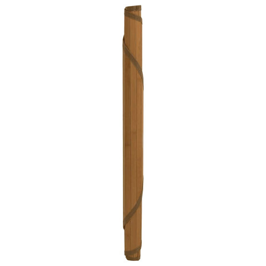 Vidaxl vloerkleed rond 60 cm bamboe bruin