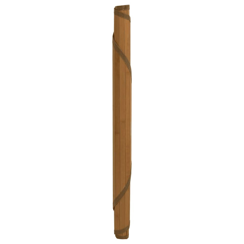 Chargez l'image dans la visionneuse de la galerie, Vidaxl vloerkleed rond 60 cm bamboe bruin
