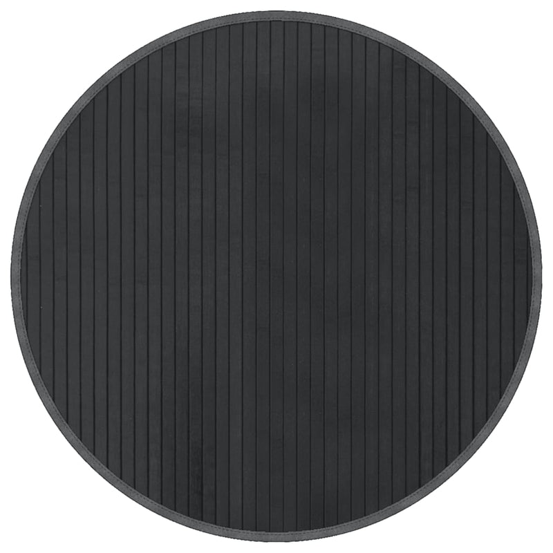 Chargez l'image dans la visionneuse de la galerie, Vidaxl vloerkleed rond 60 cm bamboe grijs

