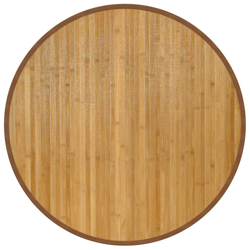 Chargez l'image dans la visionneuse de la galerie, Vidaxl vloerkleed rond 80 cm bamboe naturel
