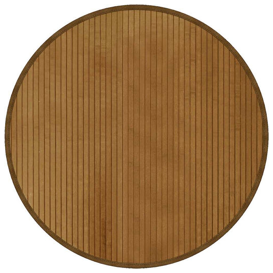 Vidaxl vloerkleed rond 80 cm bamboe bruin