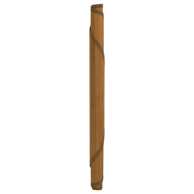 Load image into Gallery viewer, Vidaxl vloerkleed rond 80 cm bamboe bruin
