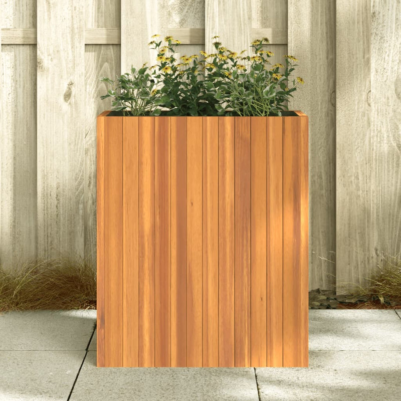 Load image into Gallery viewer, Vidaxl plantenbak 59x27,5x70 cm massief acaciahout
