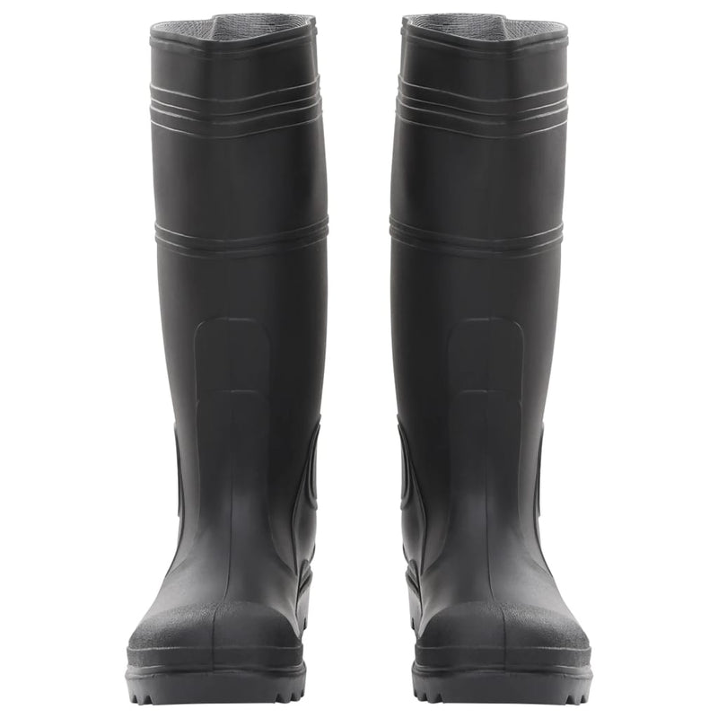 Load image into Gallery viewer, Vidaxl regenlaarzen maat 40 pvc zwart
