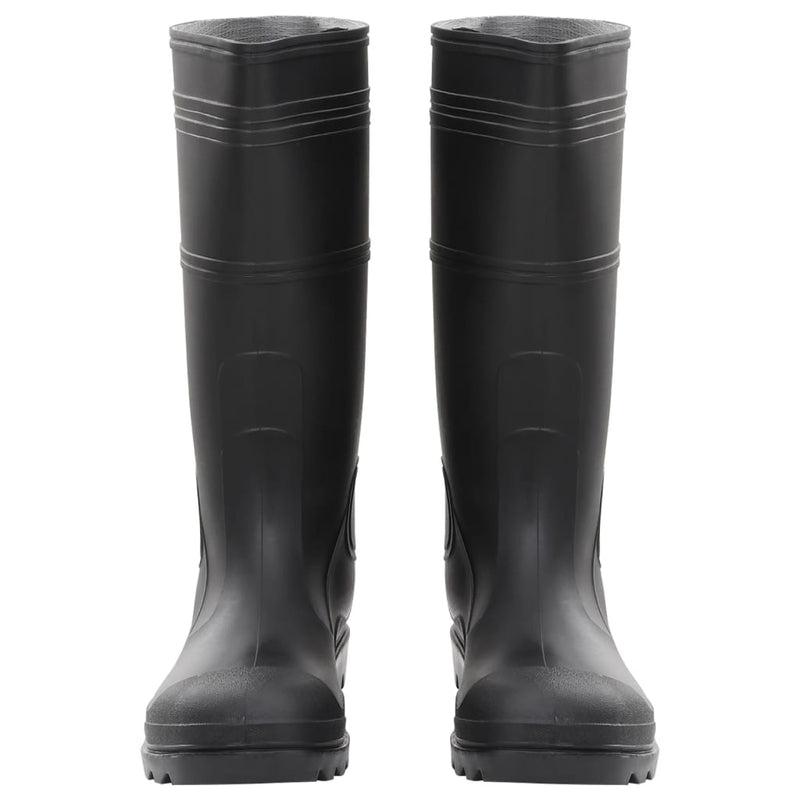 Load image into Gallery viewer, Vidaxl regenlaarzen maat 45 pvc zwart
