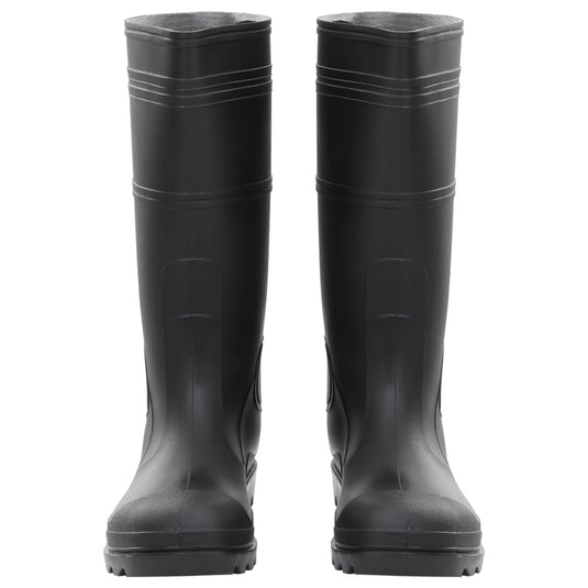 Vidaxl regenlaarzen maat 45 pvc zwart
