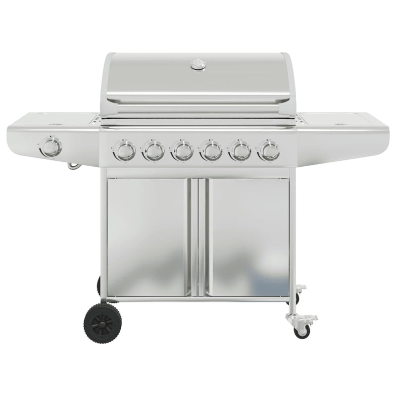 Load image into Gallery viewer, VidaXL Gasbarbecue met 7 branders roestvrij staal zilverkleurig
