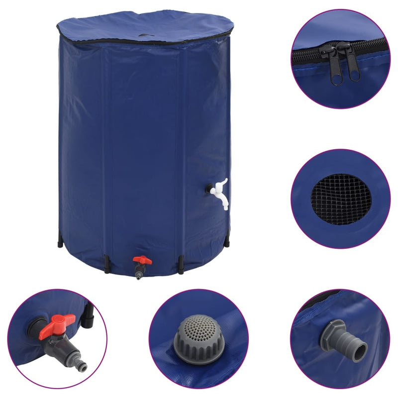 Load image into Gallery viewer, Vidaxl watertank met kraan opvouwbaar 750 l pvc
