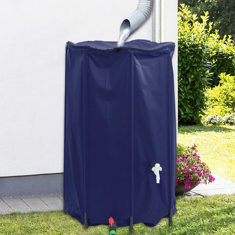 Load image into Gallery viewer, Vidaxl watertank met kraan opvouwbaar 500 l pvc
