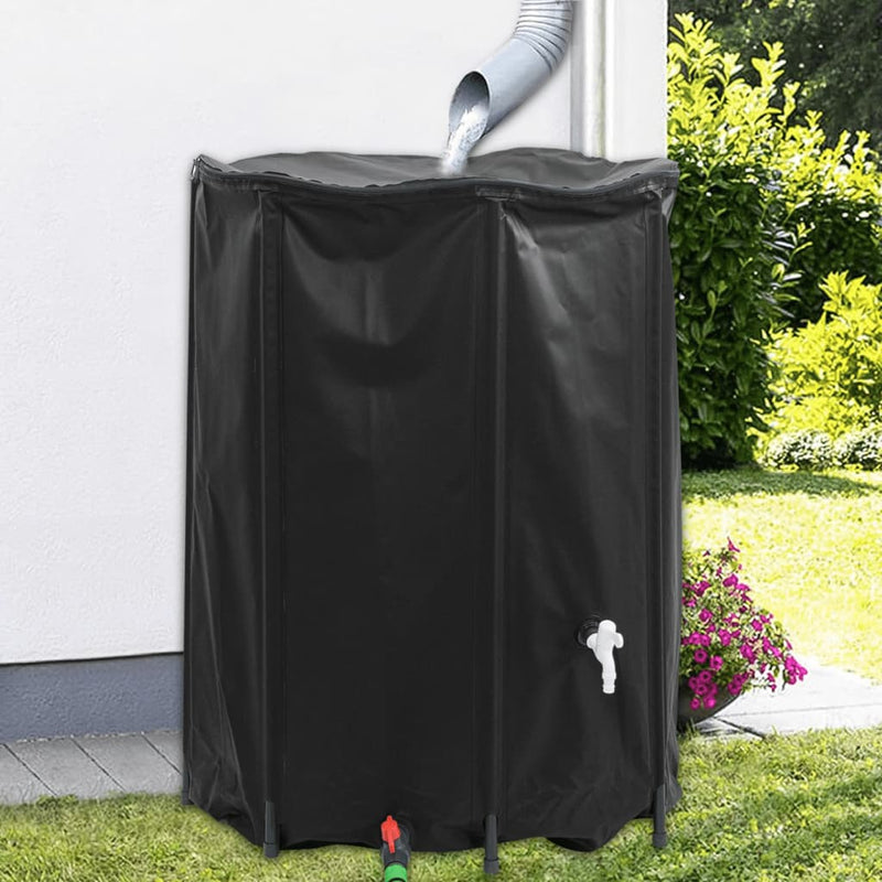 Load image into Gallery viewer, Vidaxl watertank met kraan opvouwbaar 1350 l pvc
