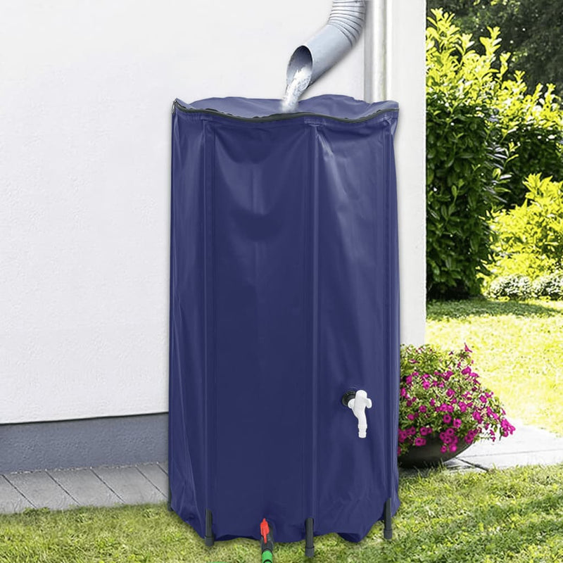 Afbeelding laden in galerijviewer, Vidaxl watertank met kraan opvouwbaar 380 l pvc
