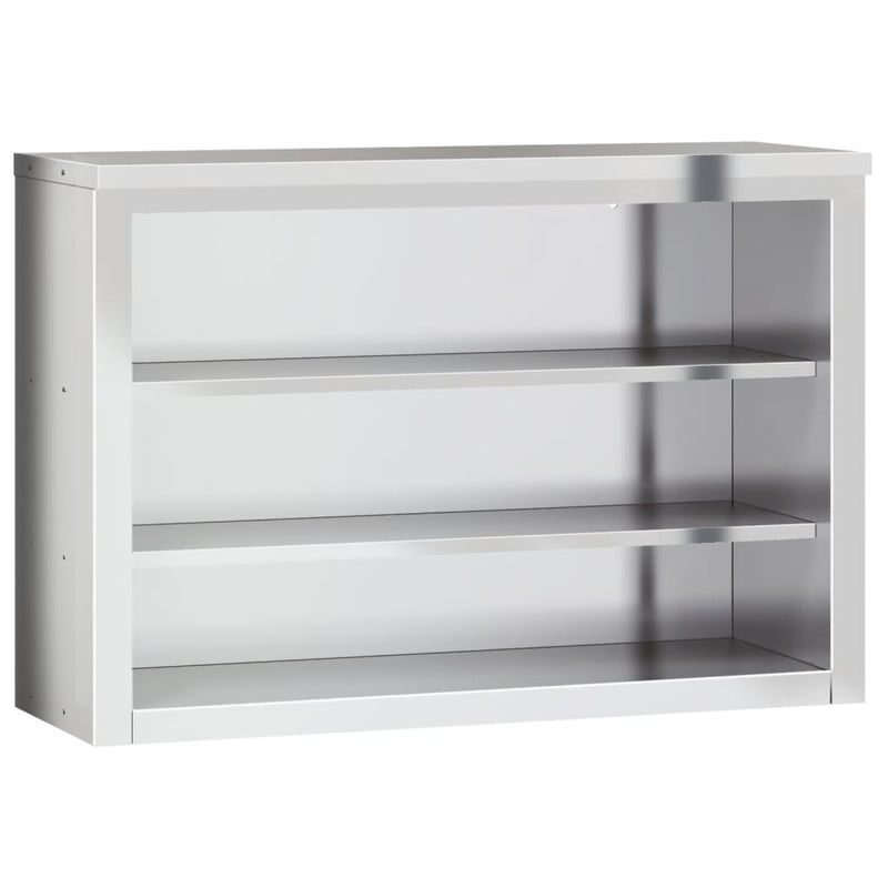 Load image into Gallery viewer, Vidaxl keukenbovenkast met schappen roestvrijstaal
