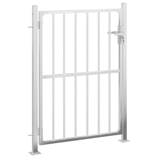 VidaXL Tuinpoort 100x125 cm roestvrij staal