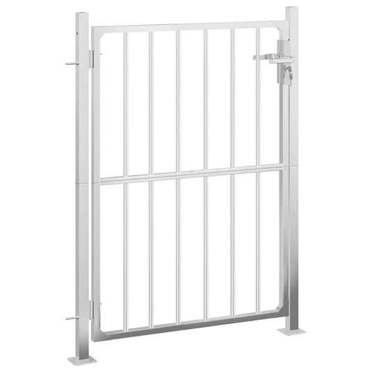 VidaXL Tuinpoort 100x150 cm roestvrij staal