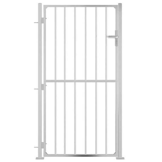 VidaXL Tuinpoort 100x200 cm roestvrij staal