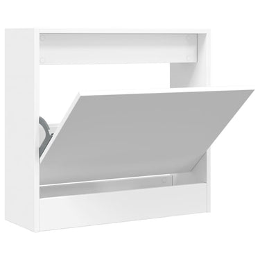Vidaxl schoenenkast 60x21x57 cm bewerkt hout wit
