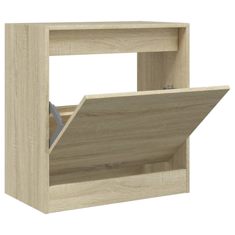 Load image into Gallery viewer, Vidaxl schoenenkast 60x34x63,5 cm bewerkt hout sonoma eikenkleurig

