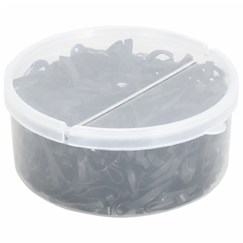 Laden Sie das Bild in Galerie -Viewer, Vidaxl haarelastiekjes paard 500 st silicone zwart
