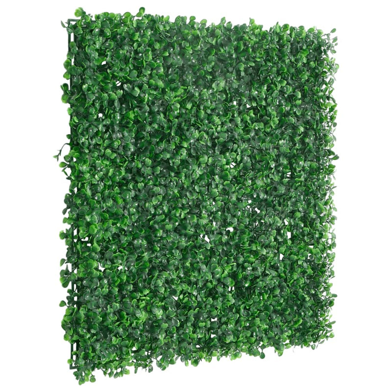 Chargez l'image dans la visionneuse de la galerie, Vidaxl hek met kunstheester 6 st 50x50 cm groen
