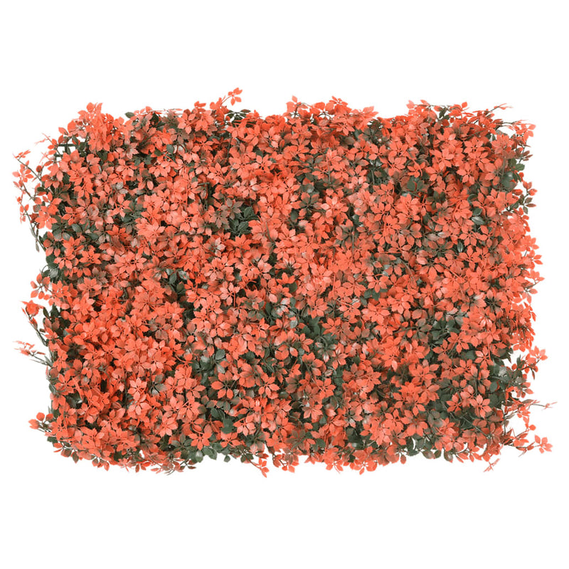 Load image into Gallery viewer, Vidaxl hek met kunstesdoornblad 24 st 40x60 cm lichtrood
