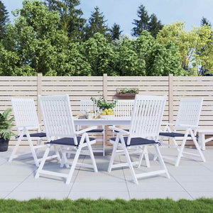 Vidaxl palletkussens 6 st 50x50x4 cm oxford stof marineblauw