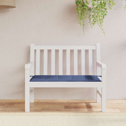 Vidaxl tuinbankkussen 100x50x4 cm oxford stof marineblauw