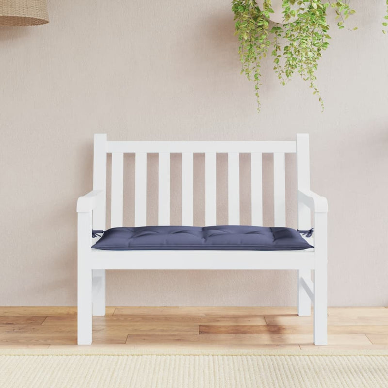 Load image into Gallery viewer, Vidaxl tuinbankkussen 100x50x7 cm oxford stof marineblauw
