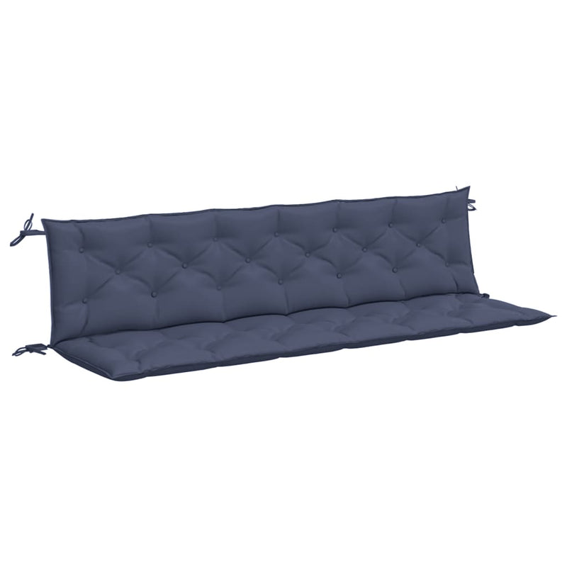 Load image into Gallery viewer, Vidaxl tuinbankkussens 2 st 200x50x7 cm oxford stof marineblauw
