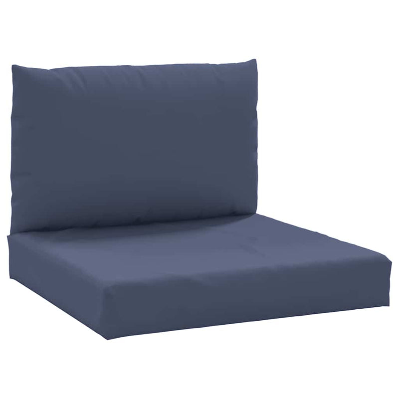 Load image into Gallery viewer, Vidaxl palletkussens 2 st stof marineblauw
