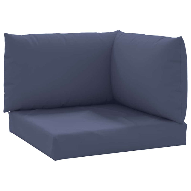Afbeelding laden in galerijviewer, Vidaxl palletkussens 3 st oxford stof marineblauw

