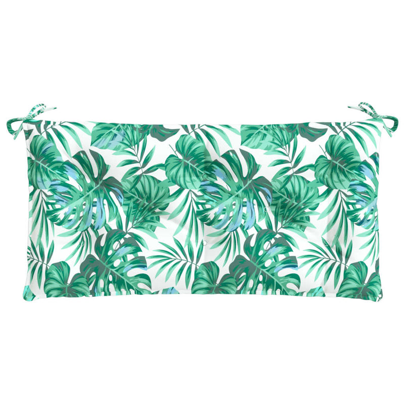 Load image into Gallery viewer, Vidaxl tuinbankkussen 110x50x7 cm oxford stof bladpatroon
