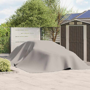 Vidaxl dekzeil 650 g m² 5x7 m grijs