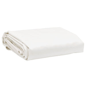 Vidaxl dekzeil 650 g m² 5x6 m wit
