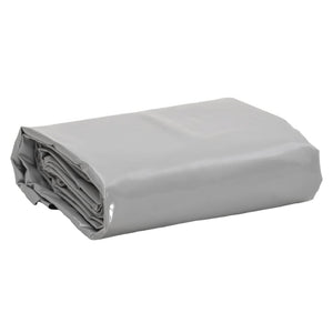 Vidaxl dekzeil 650 g m² 1,5x2,5 m grijs
