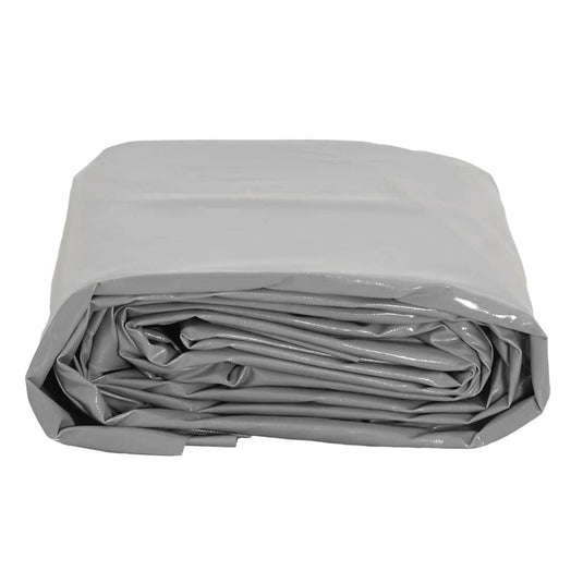 Vidaxl dekzeil 650 g m² 5x8 m grijs