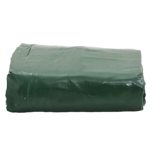 Vidaxl dekzeil 650 g m² 5x8 m groen