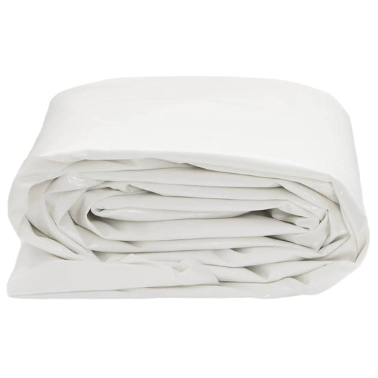 Vidaxl dekzeil 650 g m² 1x2,5 m wit