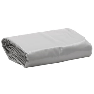 Vidaxl dekzeil 650 g m² ø 2,2 m grijs