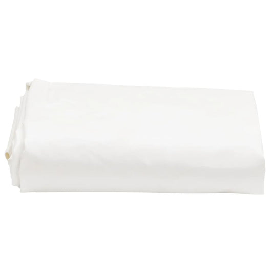 Vidaxl dekzeil 650 g m² ø 3 m wit