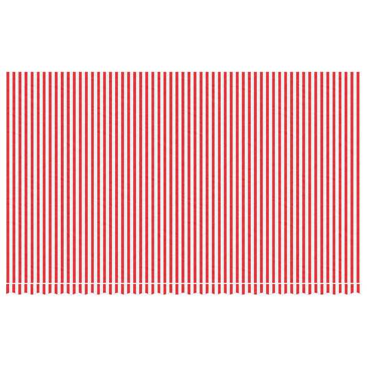Vidaxl vervangingsdoek voor luifel 600x350 cm polyester rood en wit