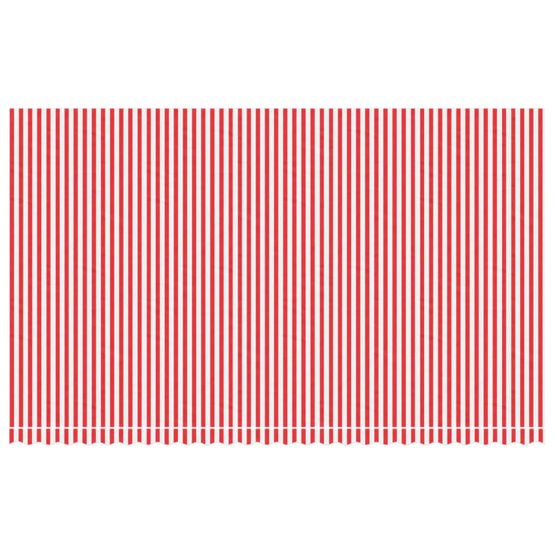 Load image into Gallery viewer, Vidaxl vervangingsdoek voor luifel gestreept 6x3,5 m rood en wit
