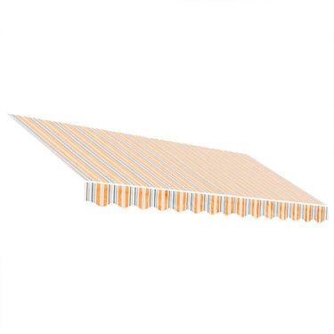 Vidaxl vervangingsdoek voor luifel gestreept 3,5x2,5 m meerkleurig